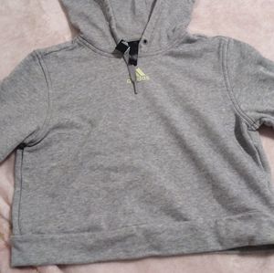 Adidas cropped hoodie- good condition- worn once